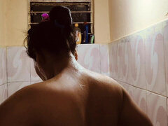 Natural Village House Wife Nude Bathing Video