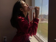 아시안, 오랄섹스, 딜도, 필리핀인, 인도인, 수음, 조그마한, 혼자