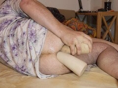 Leie, In den arsch, Dildo, Faustfick, Hardcore, Einschiebung, Masturbation, Spielzeuge