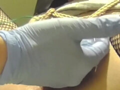 Leie, Asiatisch, Sadomasochismus, Fesselspiele, Domination, Handschuhe