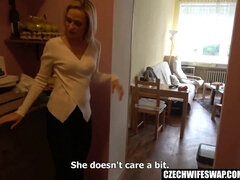 Amatør, Blond, Par, Tjekkisk, Slikking, Synsvinkel, Realitet, Konebytte