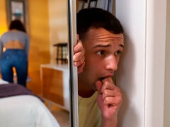 큰 엉덩이, 큰 음경, 큰 가슴, 오랄섹스, 흑갈색 머리, 도기스타일, 빼빼한, 청소년