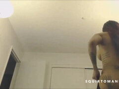 Amatorka, Czarny, Dildo, Latynoska, Cipka, Solo, Squirting, Zabawki
