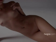 Bruinharig, Vrouw, Hd, Russisch, Alleen, Tieten likken