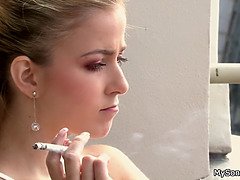 Blondin, Avsugning, Otrohet, Pappa, Hardcore, Hd, Skriker, Tonåring