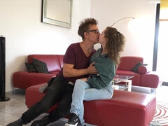 Amateur, Gros seins, Sucer une bite, Hard, Chatte, Suçant, Tatouage, Adolescente