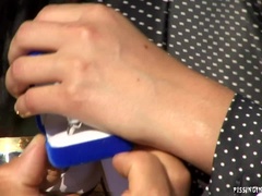 Pauzão, Jato de porra, Facial, Hardcore, Ao ar livre cartaz de rua outdoor, Palmada, Meias finas, Tetas