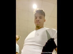 Papá, Gay, Gimnasio, Desnudo, Ducha