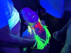 Analny, Bukkake, Sperma, Wytrysk, Sex grupowy, Mamuśka, Chudy, Cycki