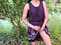 Amatør, Kukk suging, Hjemmelaget, Inder, Utendørs, Petite, Offentlig