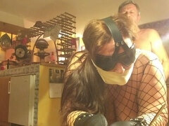 Mooie dikke vrouwen, Bondage discipline sadomasochisme, Gebondenheid, Huisgemaakt, Vernedering, Rijpe lesbienne