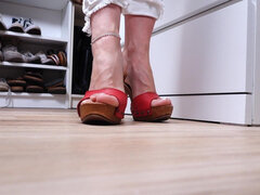 Amateur, Dominacion femenina, Fetiche de pies, Alemán, Tacones, Madres para coger, Solo