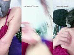 Amatoriale, Asiatica, Tette grandi, Toccando, Fatto in casa, Lingerie, Punto di vista pov