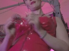 ドレス, フェムドム, ヒール, ゴム, 淫乱熟女, 愛人, ロシア人, ストッキング