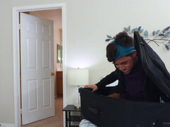 Blondine, Pik sutte, Hundestilling, Komme på ansigtet, Bad, Høj, G streng