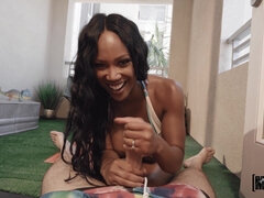 Naughty black booty MILF exciting porn movie