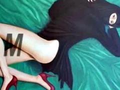 Amatorka, Arabskie, Obciąganie, Para, Lizanie, Dojrzałe