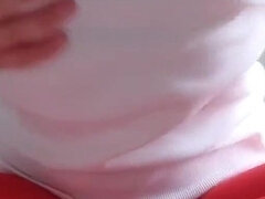 Amador amadora, Europeu, Fetiche por pé, Meia calça, Meias, Solo chão, Tetas