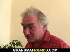 Dědeček, Babi, Skupina, Honění, Masturbace, Dospělé, Punčochy, Švédská rojka