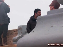 Bondáž, Európskej, Femdom, Hardcore, Hd, Milenka, Vonku, Voyeur