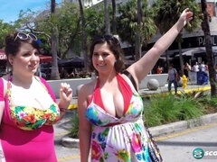Alana & Kelli Maxx go wild in backstage bikini fun with busty babes