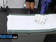 Apryl Rein trades her virginity for fake doctor's exam - POV fuckfest with a hot Latina doctor