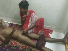 Intense screwing in missionary for a busty Desi woman