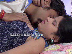 Hot desi shortfilm 647- Sarita Kesarwani hooters pressed, smooched & belly button kiss