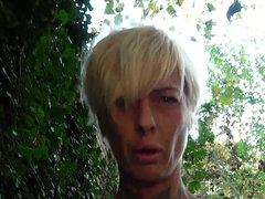 POV sex with blonde MILF Vicky Hundt in nature