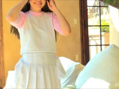 Extremo, Abierta, Masturbación, Monstruo, Orgasmo, Público, Colegiala, Bajo la falda