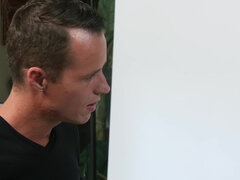 Stor kuk, Avsugning, Bystig, Långt ner i halsen, Naken