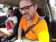 Flirtatious Learners Secretly Screw In Car