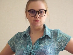 Amatorka, Wytrysk, Okulary, Hardcore, Mamuśka, Mama, W ciąży, Spódnica