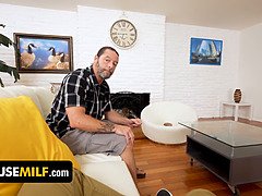 Beautiful Cougar Sedona Reign Enjoys Some Free Use Sex With Young Cock POV Style