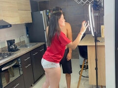 18 jahre, Blasen, Besamung, Küche, Latina, Taboo, Jungendliche (18+)