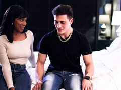 Obciąganie, Brunetka, Włochaty, Obciąganie, Całować, Lizanie, Naturalne cycki, Cycki