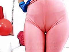 Immaculate Blonde Has Round Ass Love bubbles and furthermore Deep Cameltoe