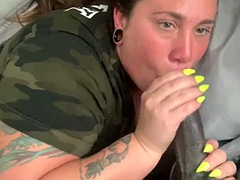 Amatør, Stor kukk, Store pupper, Svart, Kukk suging, Sperm skott, Mørk, Pupper