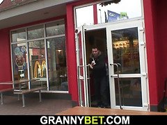 デカ尻, デカパイ, チェコ, 祖父, お婆さん, 巨大, 熟年, 現実