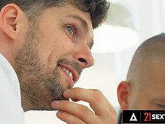 Analno, Rit na usta, Velike joške, Blondinka, Zunanji izliv, Globoko grlo, Obrazno, Trojček