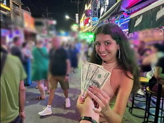 Picked up a hooker in public and banged her in every hole, cumming on her face