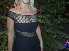 Nasty MILF crazy gloryhole porn video