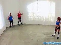 Grote lul, Grote mammen, Sperma in gezicht, Hd, Monster, Kut duiken, Geschoren, Trio