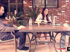 사정 샷, 얼굴에, 청소년, 쓰리섬