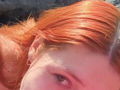 18, Obciąganie, Para, Wytrysk do ust, Wytrysk, Europejski, Rudowłosa, Nastolatki