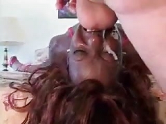 ebony broad mocha gets skull fucked