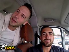 Taylor Sands gets drilled hard on the Bangbus in All The Way From Netherlands with Alberto Blanco