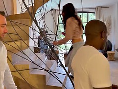 The couple inaugurates the villa