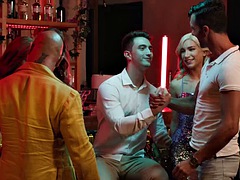 TUSHY Sia, Lumi  Megan Have Anal Orgy At Bachelor Party