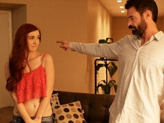 Duży tyłek, Duży kutas, Obciąganie, Styl na pieska, Naturalne cycki, Rudowłosa, Nastolatki, Cycki